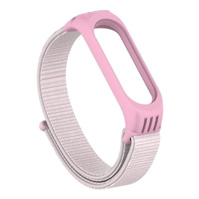 Pulsera Blutech recambio Xiaomi Mi Band 5 TPU y Nylon Rosa Palo