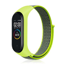 Pulsera Blutech recambio Xiaomi Mi Band 5 TPU y Nylon Verde Claro precio