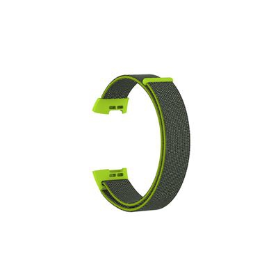 Pulsera de nylon suave para Fitbit Charge 3, Verde