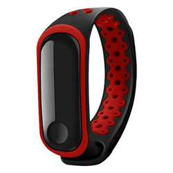 Recambio pulsera Blutech de silicona compatible con Xiaomi Mi Band 3 / 4 Sport Negro / Roja características