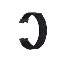 Pulsera de nylon suave para Fitbit Charge 3, Negro precio