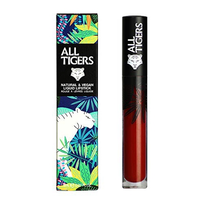 Lápiz Labial Líquido Mate Vegano y Natural - Larga Duración - Color : Marrón Rojizo"Command Respect" 889 - Pintalabios Sin Derivados Petroquímicos - I