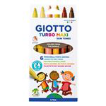 Estuche 6 rotuladores Giotto Turbo Maxi Skin Tones en oferta