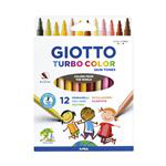 Estuche 12 rotuladores Giotto Turbo Color Skin Tones características