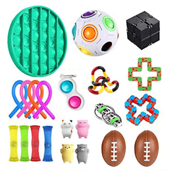 Fidget Set De Juguetes Sensoriales,22 Piezas Fidget Toys Juguetes Para La Ansiedad Juguetes Los Dedos DescompresióN Sensorial Alivio Del EstréS Y Jugu en oferta