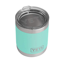 Yeti Rambler 10oz Lowball de acero inoxidable aislado al vacío con tapa características