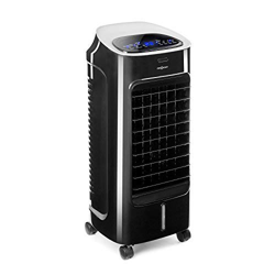 oneConcept Coolster - Climatizador evaporativo, enfriador de aire, ventilador, ionizador, humidificador de aire, 4 en 1, 65 W, tanque 4 L, temporizado en oferta