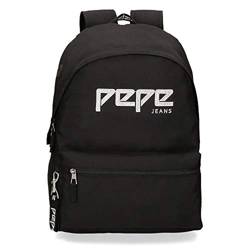 Pepe Jeans Uma Mochila Negro 31x42x17,5 cms Poliéster 22.79L características