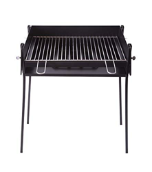 FERRETERIA LEPANTO LepantoGarden Barbacoa Chapa para Carbon Rectangular 50x40 con Parrilla Acero Inoxidable características