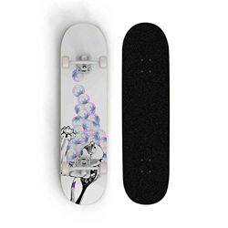 Skwingt Skateboard for Jojo's Bizarre Adventure Adventure, Skateboard Professional Edition 7-Deck Completa Skateboard Doble Tilt Skateboard Adecuado f precio