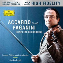 Accardo Plays Paganini - Complete Recordings - 6 CD + Blu-Ray precio