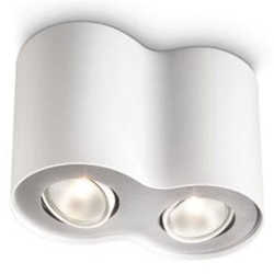 Foco Phillips, Pillar 2x50 W Blanco 5633231PN características