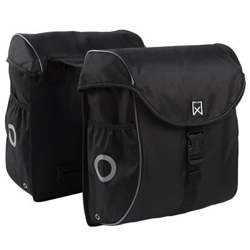 Alforja para bicicleta Willex 38 L negro y plateado 16101 en oferta