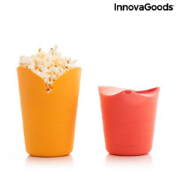 Palomiteras de Silicona Plegables Popbox InnovaGoods (Pack de 2) en oferta