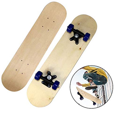 LIAWEI Skateboard Niños DIY Graffiti Skateboard Principiante Skateboard 8 capas de Madera de Arce Chino Padre-Hijo Juguete Interactivo Skateboard en B