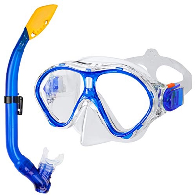 Gintenco Buceo Snorkel y Máscara de Antivaho Gafas de Natación para Adultos Unisex Buzo Natación Bucear Equipo de Buceo Máscara de Ajustable Amplio án