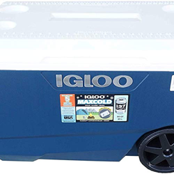 IGLOO COS2000542 - Enfriador con Ruedas (90 Cuartos de galón, se Adapta a hasta 137 latas, hasta 5 días de retención de Hielo) precio