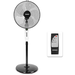 Duronic FN65 Ventilador de Pedestal 60W oscilante 360º con 3 velocidades Diferentes y Altura Ajustable 115-132cm – Ventilador de pie con mando a dista características