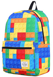 TRENDYMAX Mochila Escolar, 20 litros, Bloques de Colores en oferta