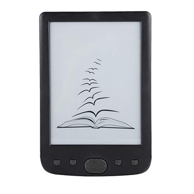 6 Pulgadas Lector de Libros Eléctricos con 800 * 600 HD Pantalla, 256 MB +8G NAND Pantalla de Efecto de Visualización Negro y Blanco, Admite 32G Tarje