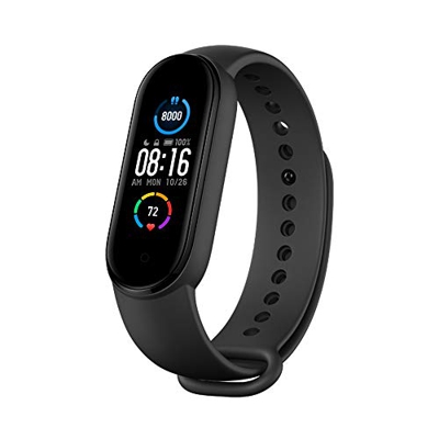 Xiaomi Mi Band 5 Smart Bracelet Pulsera de Actividad, Monitores de Actividad, Pantalla Pulsómetro Fitness Tracker con 1.1'' Pantalla Color Tipo Magnét