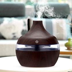 Humidificador de aromaterapia, 300ML Difusores de aceites esenciales, Difusor LED, Portátil Difusor de Aceites Esenciales, USB Mini Humidificador (Mar precio