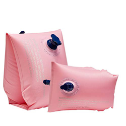 Stecto - Brazaletes de natación sin tóxicos, duraderos de PVC para piscina, para niños y adultos, Niños, SO06500044_PINK3_RO, Rosa M (2-6 años), mediu en oferta