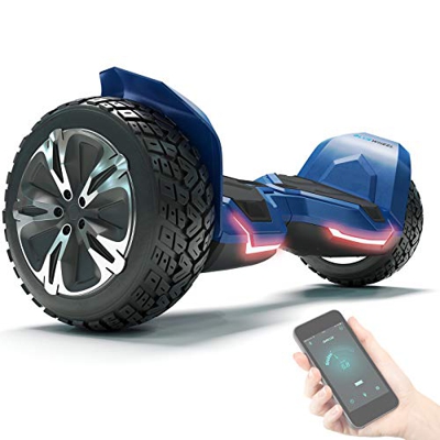 Bluewheel 8.5" Hoverboard patín eléctrico HX510 con UL2272 estándar de Seguridad, Cambia de Color con la App, Altavoz Bluetooth, Motor 700W, Patinete 