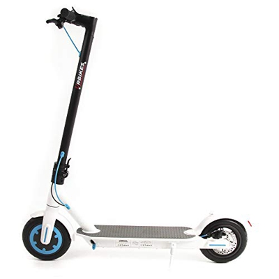 URBIKES Patinete eléctrico UBSC01 BK Blanco 25Km/h Potencia 350W autonomia hasta 30Km Frenos de Disco Trasero 2 Niveles de Velocidad