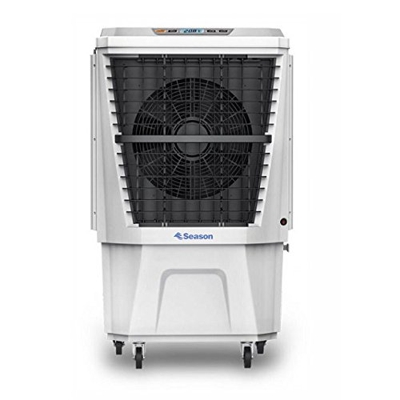 SEASON Climatizador nebulizador Ventilador evaporativo Gran caudal 4.500 m3/h depósito de Agua 40 ltrs, 3 velocidades, Muy Potente, bajo Consumo y eco