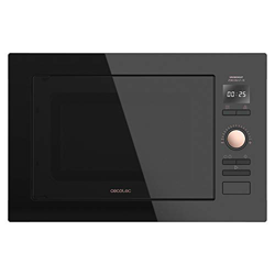 Cecotec Microondas Encastrable Digital GrandHeat 2590 Built-in BlackRose. 900 W, Integrable, 25 Litros, 8 Funciones Preconfiguradas, Quick Start, Temp en oferta