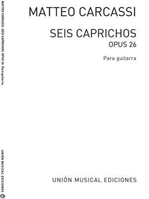 Seis Caprichos Op.26 (R Sainz De La Maza) Guitar - Guitar - Book