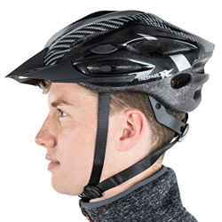 Trespass Crankster Cycle Safety Helmet Casco, Unisex Adulto, Negro (blk), S/M características