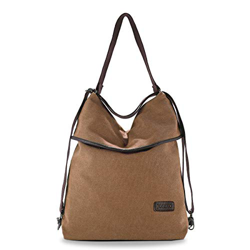 Bolso Mochilas Mujer Casual, JOSEKO Niña Lona Multifuncional Antirrobo Bolso de Cuero de Gran Capacidad Bolsas de Hombro Mochila precio