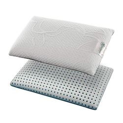 Bedshire Pillow - Cojín cervical ortopédico para Topper matrimonial, colchón corrector futón de espuma viscoelástica con funda extraíble precio