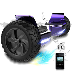 Hover Scooter Board SUV de 8,5 Pulgadas, Hoverboards Todo Terreno 700 W, Bluetooth y LED, Equilibrio Automático de Patinete Eléctrico para Niños y Adu características