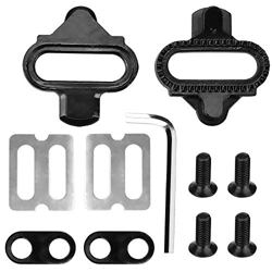 UTRUGAN Kit de Tacos de Bicicleta Acero Inoxidable Cala Carretera Antideslizante Placa de Bloqueo Shimano SPD Férula de Bicicleta para Ciclismo de Car precio