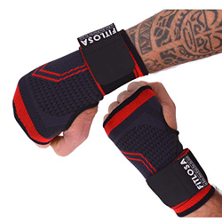 FITLOSA Protector de muñeca deportivo transpirable, Férula de protección, ajustable con correa, Hombres, Mujeres, Juego de 2, Mano derecha e izquierda en oferta