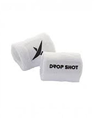 DROP SHOT DSA64009B Muñequera, Unisex, Blanco, 0