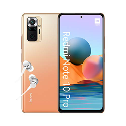 Xiaomi Redmi Note 10 Pro - Smartphone 6+64GB, 6,67" AMOLED DotDisplay de 120 Hz, Snapdragon 732G, 108 MP Cámara cuádruple, 5020 mAh, Bronce Gradiente  características