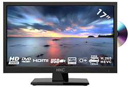 HKC 17H2C: Televisor LED de 43,9 cm (17 Pulgadas) con Reproductor de DVD (HD-Ready, Triple Tuner, Ci+, Cargador de Auto de 12 V, Cargador de Auto de 1 precio