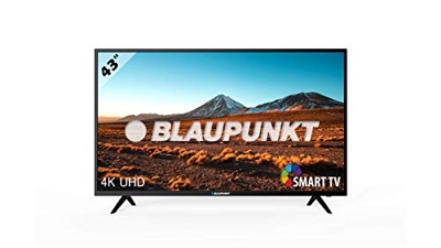 Blaupunkt BS43U3012OEB - Televisor Smart TV LED 43", 4K Ultra HD UHD, HDR10 + HLG, Color Negro