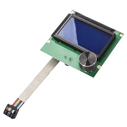 SSG 1.4 Impresora 3D Screen Display LCD 12864 Ender-3 Rampas Pantalla + Cable en Forma for Creality Ender-3 Impresora 3D (Color : Green) en oferta