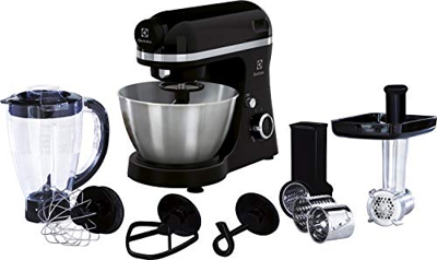 Electrolux EKM3700 800W 4L Negro - Robot de cocina (4 L, Negro, Giratorio, 1,2 m, Metal, Acero inoxidable)