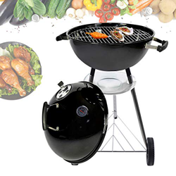 Barbacoa De Carbon Con Tapa BBQ Parrilla Portátil Con Termómetro,Cenicero Extraíble Para Camping Picnic Balcón Party precio