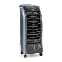 Klarstein Maxfresh - Enfriador de aire 3 en 1, Climatizador evaporativo, 55 W, 444 m³/h, 4 velocidades, 3 modos: normal, naturaleza, noche, Temporizad en oferta