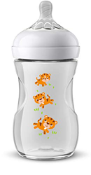 Philips Avent Biberón Natural SCF070/20 - Biberón de 260 ml con tetina con flujo para recién nacidos, diseñada para imitar el tacto del pecho, 0% BPA, precio