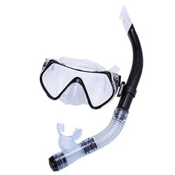 Zouminyy 【𝐏𝐚𝐬𝐜𝐮𝐚】 Gafas de Buceo para Adultos Snorkel Natación Buceo para Gafas de natación subacuáticas(Negro) precio