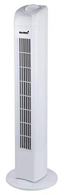 MaxxHome FT-75 - Ventilador de torre - 80 cm de altura - Ventilador - Blanco