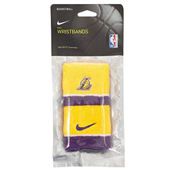 NIKE NBA Wristbands-La Lakers Muñequera, Unisex Adulto, yelpur, Talla Única precio